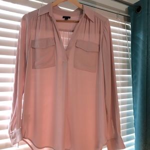 Beautiful soft blush camp shirt